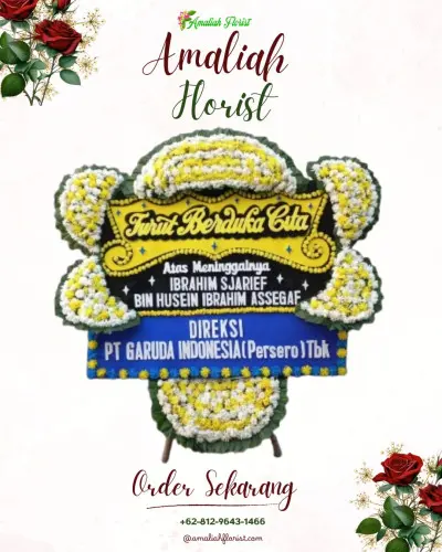 Papan Bunga Duka di Mrican